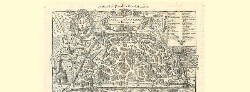 Plan de la Ville d'Auxerre